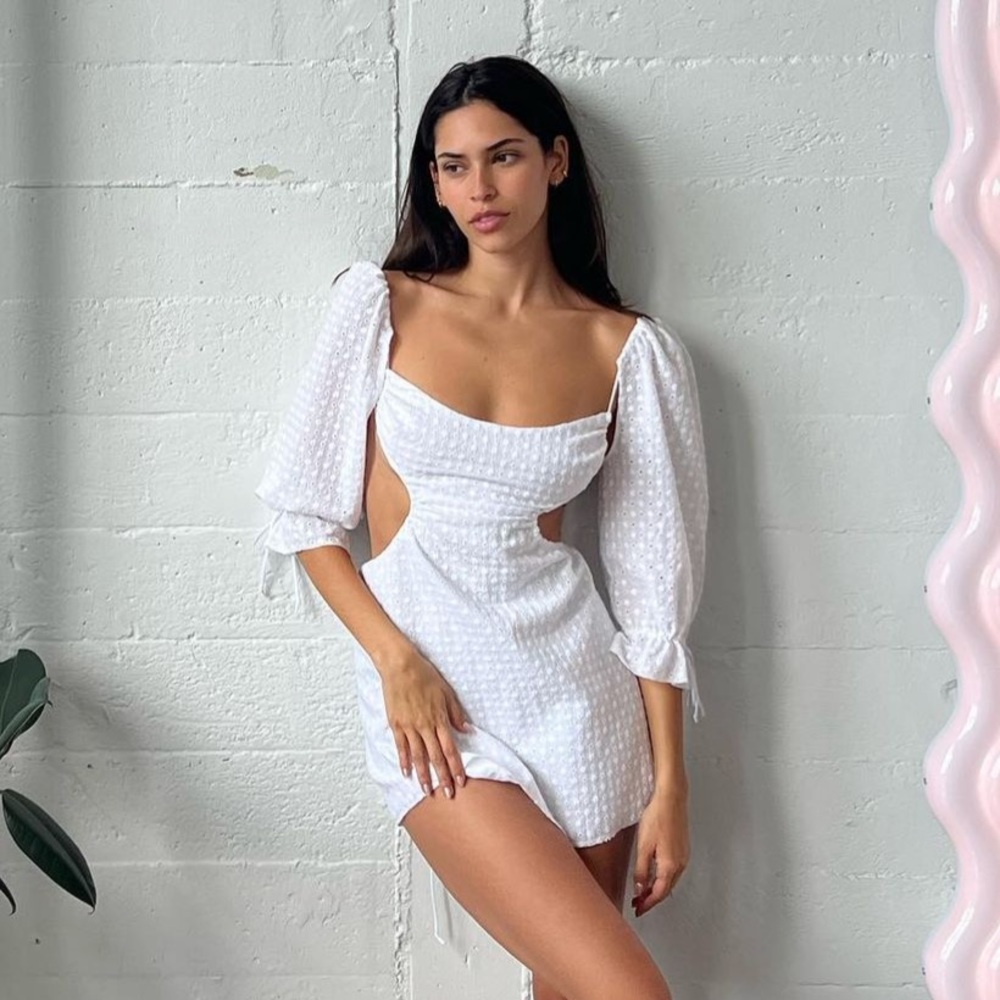 Are You Am I Faena White Eyelet Dress